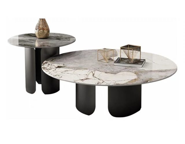 MIRANDA Sintered Stone Nesting Coffee Table set of 2 – Elite Home Direct