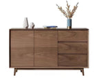 ARDEN Walnut Timber Sideboard with Drawers