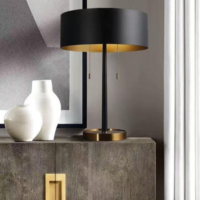 ARDEN Table lamp Black & Brushed Gold