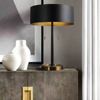 ARDEN Table lamp Black & Brushed Gold