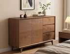ARDEN Walnut Timber Sideboard with Drawers