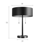 ARDEN Table lamp Black & Brushed Gold