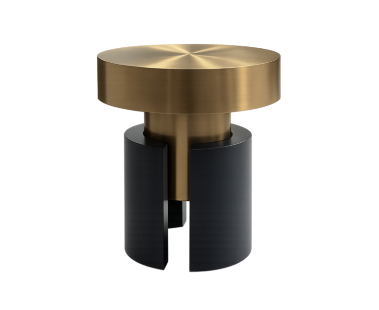 ARLO Side Table Luxury Gold and Black