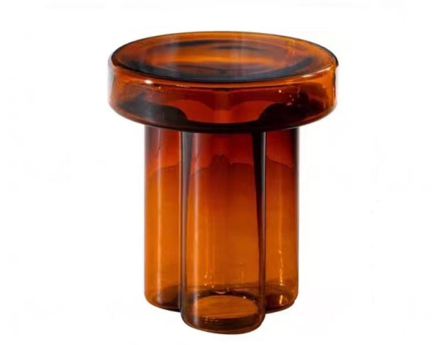 AURA Glass Side Table Various Colors