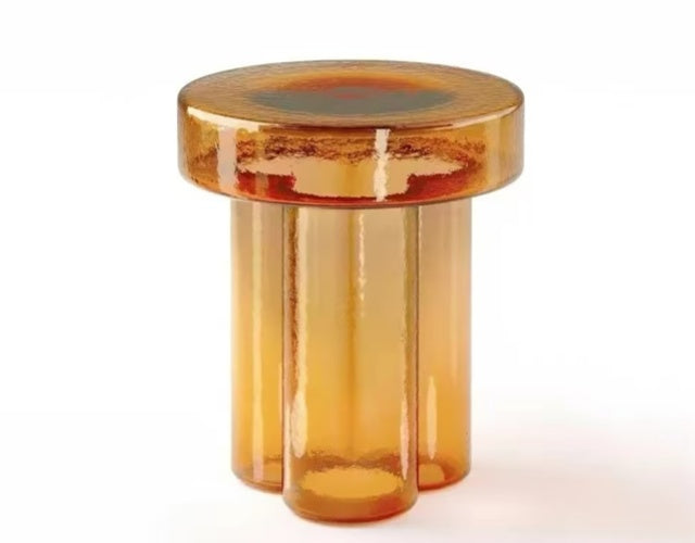 AURA Glass Side Table Various Colors
