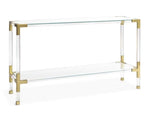 AURORA Luxe Transparent Console Table