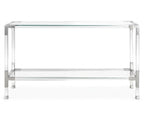 AURORA Luxe Transparent Console Table