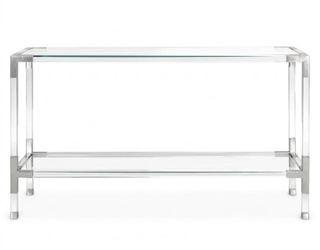 AURORA Luxe Transparent Console Table