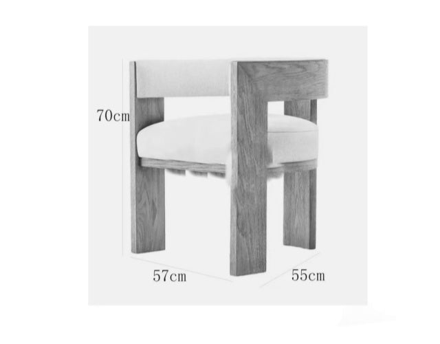 BARI Wooden Dining Armchair