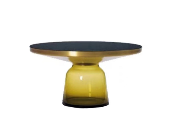 BELLA Bell Shape Glass Coffee Table