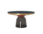 BELLA Bell Shape Glass Coffee Table