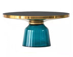 BELLA Bell Shape Glass Coffee Table