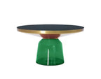 BELLA Bell Shape Glass Coffee Table