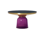 BELLA Bell Shape Glass Coffee Table