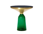 BELLA Bell Shape Glass Side Table