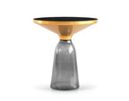 BELLA Bell Shape Glass Side Table