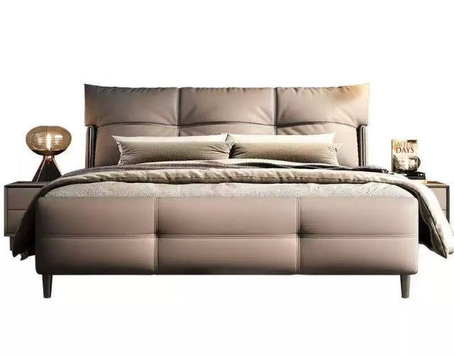 BOMMA King/Queen/Double Leather Bed Frame