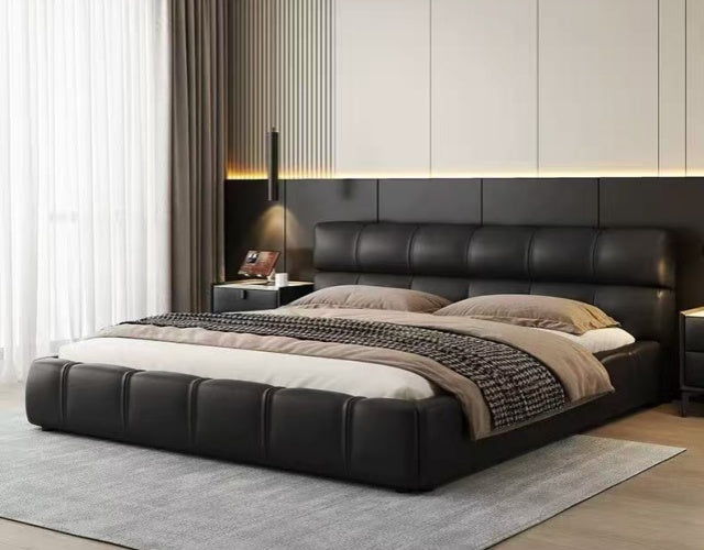 CABELLO Modern King/Queen/Double Leather Bed