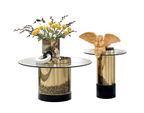 CHIARA Nesting Glass Coffee Table Set