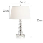CLARIDGE Crystal Ball Table Lamp