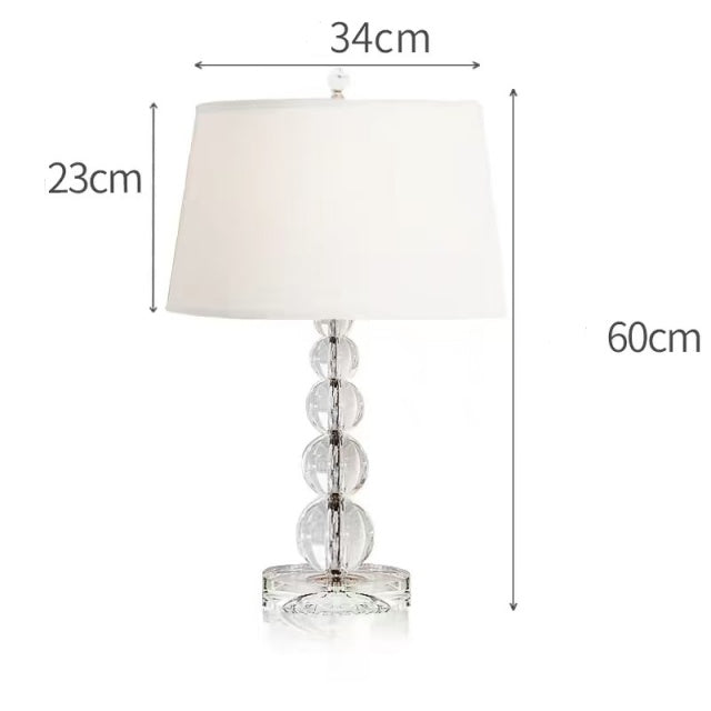 CLARIDGE Crystal Ball Table Lamp