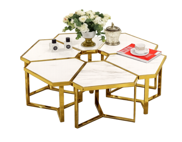 DIAMOND Hexagon Coffee Table Set