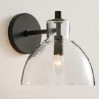Dome Clear Glass Wall Light