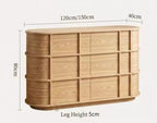 ELOWEN Curved Timber Sideboard