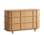 ELOWEN Curved Timber Sideboard