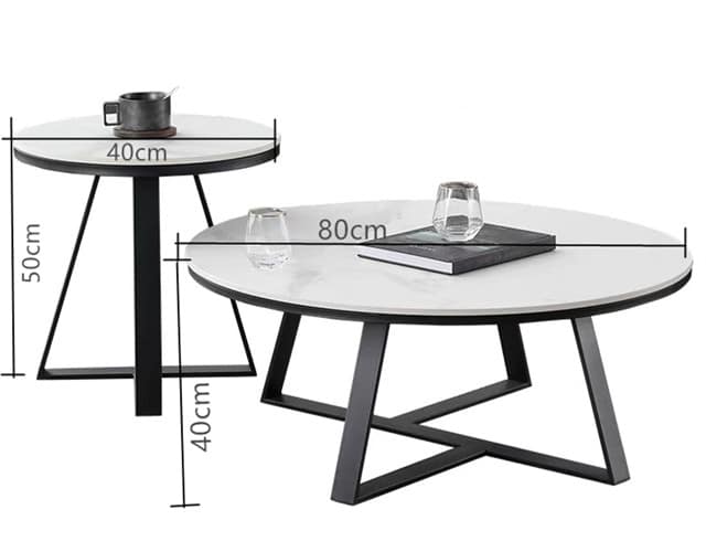 MALMO Balck Nesting Coffee Table