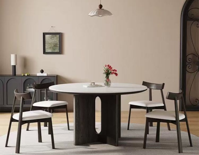 JASPERT Black Timber Dining Table