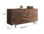 MARLOW Walnut Grain 3–5 Door Sideboard