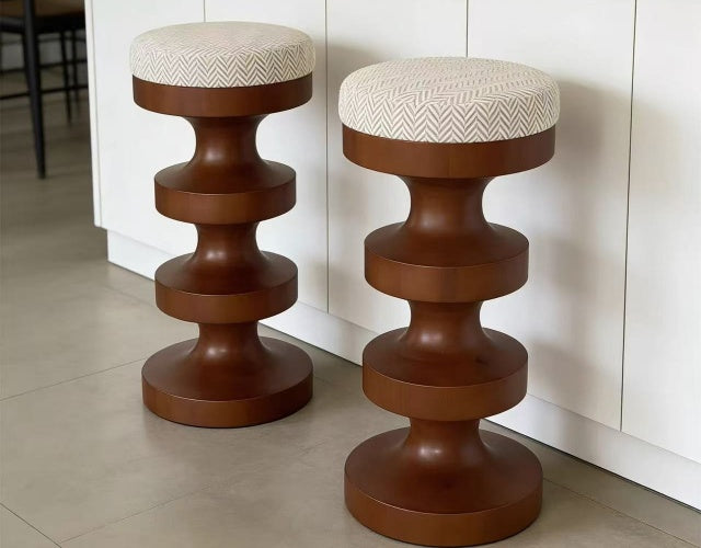 MILO Solid Wood Bar Stool