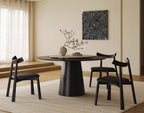 MUNICH Wood Round Dining Table