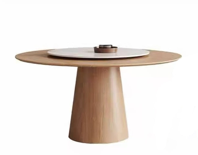 MUNICH Wood Round Dining Table