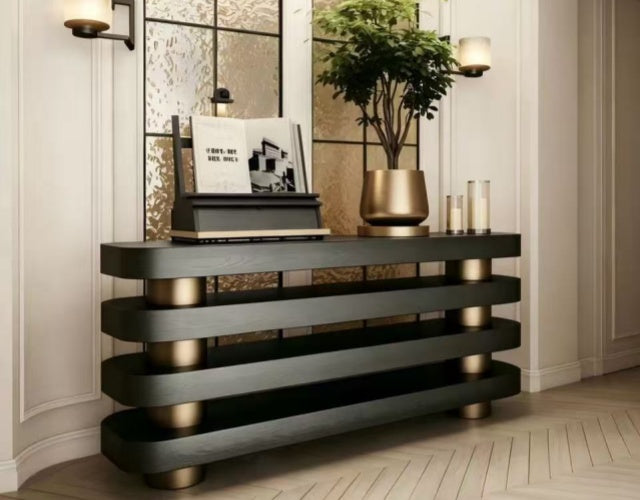 OBSIDIAN Horizon Luxe Console Table