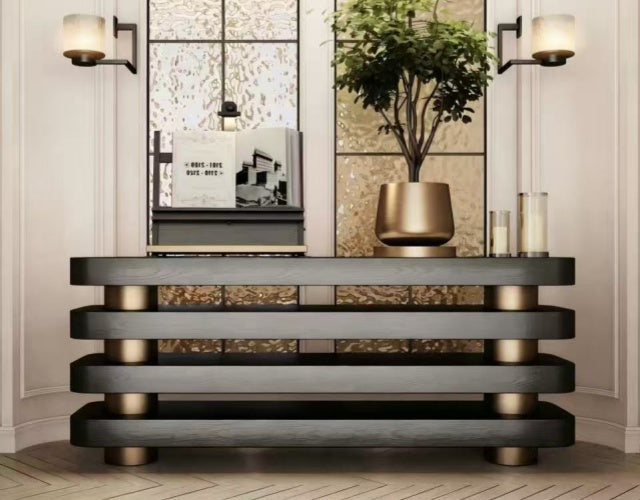 OBSIDIAN Horizon Luxe Console Table