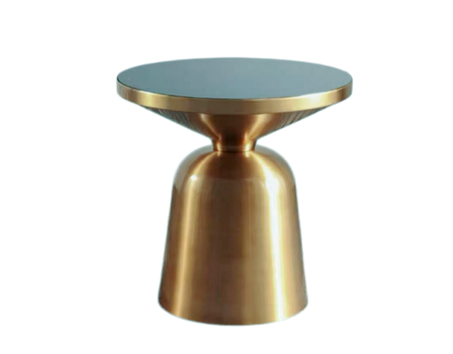 ONDA Side Table Gold and Black