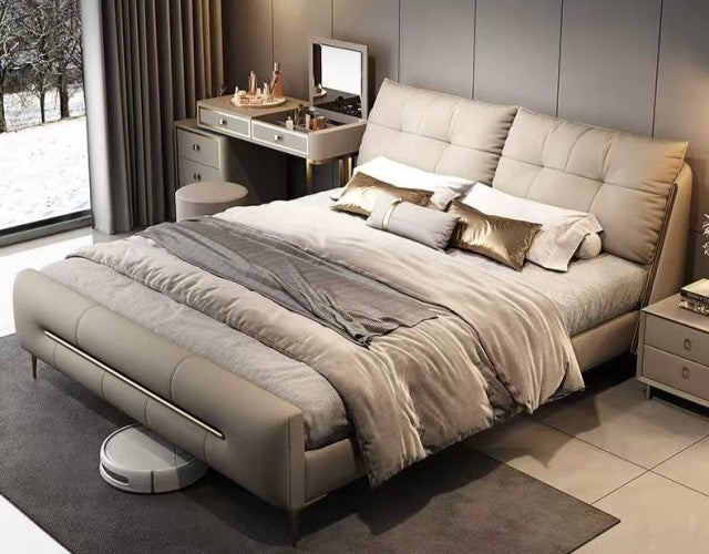 PALOMA Luxious King/Queen/Double Leather Bed