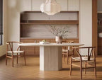 ROMAN Rectangular Travertine Dining Table