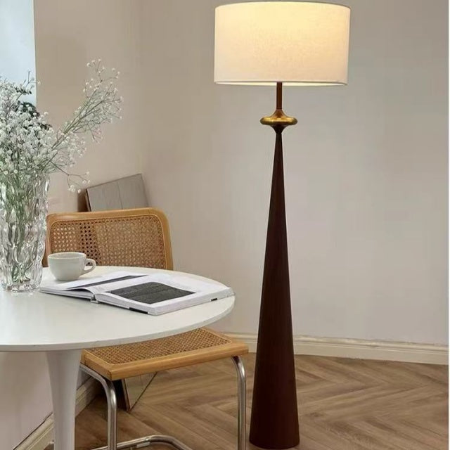 SARTO Conical Linen Floor Lamp