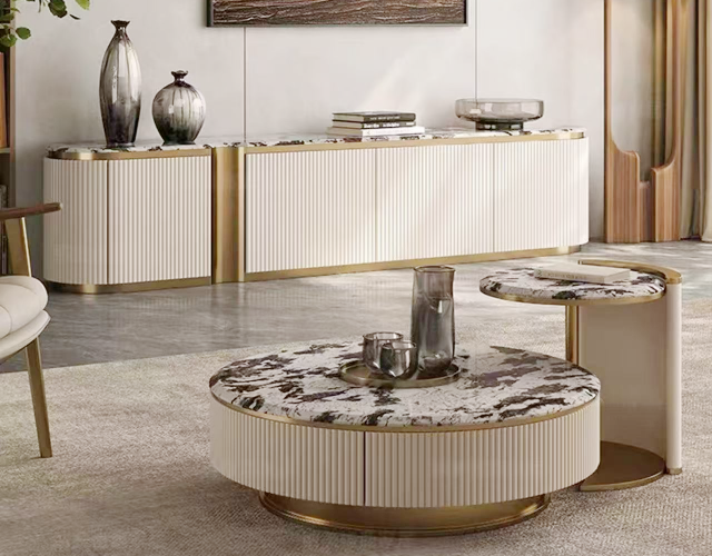 SICILY Nesting Coffee Table White