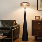 SIRENA Glass Saucer Conical Floor Lamp