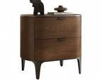 SLOANE Wood Curved Night Stand