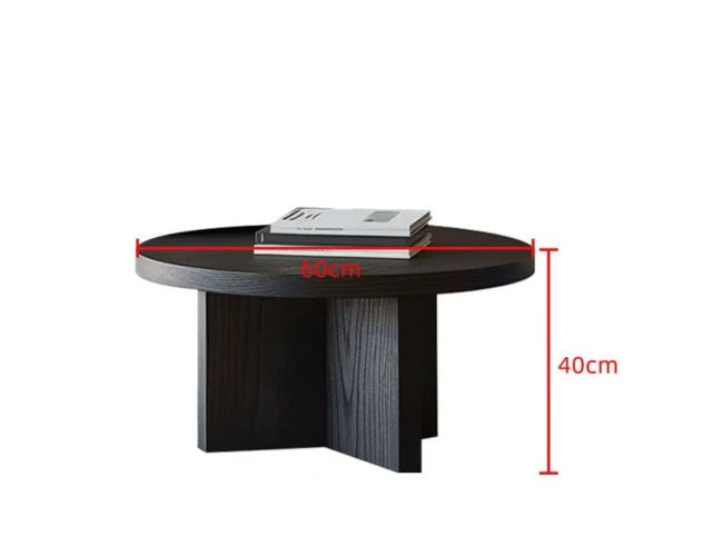 SOREN Nesting Coffee Table Set – Black Pine Wood