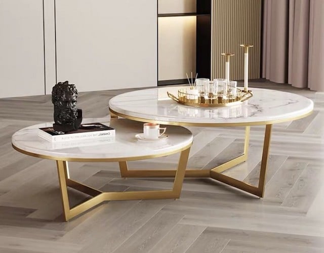 ALTA Marble Nesting Coffee Table