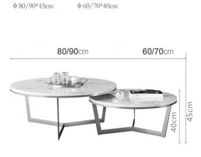 ALTA Marble Nesting Coffee Table