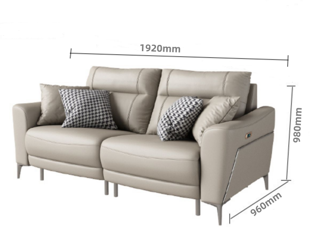 Henry Recliner Leather Lounge image 2