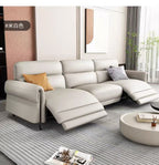 Cora Recliner Leather Lounge image 1