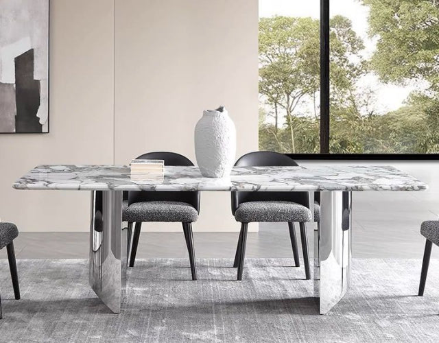 HUGO Dining Table Silver image 2